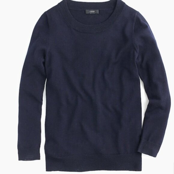 J Crew Tippi Crewneck sweater in Merino, XXL in Navy - Picture 1 of 3